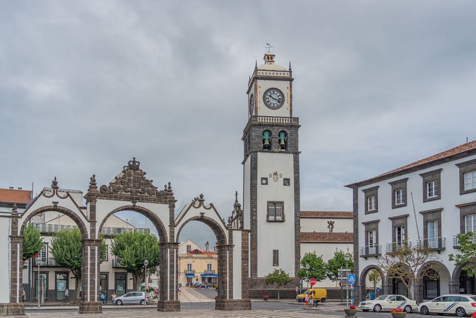 bigstock Ponta Delgada Portugal  Aug 415403110