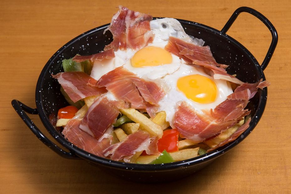 bigstock Broken Eggs With Ham And Frenc 360538747