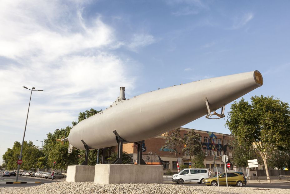 Réplica del submarino Peral en Cartagena, Murcia. (Bigstock)
