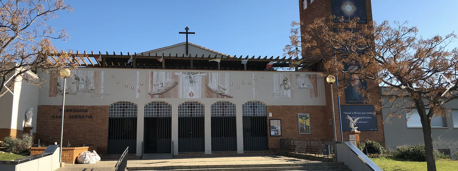 Parroquia de San Sebastián en el Barrio de Pomar, Badalona Parroquia de San Sebastián en el Barrio de Pomar, Badalona