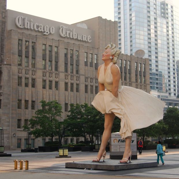  'Forever Marilyn' en Chicago (Foto: flick, tomada por JR P. CC)