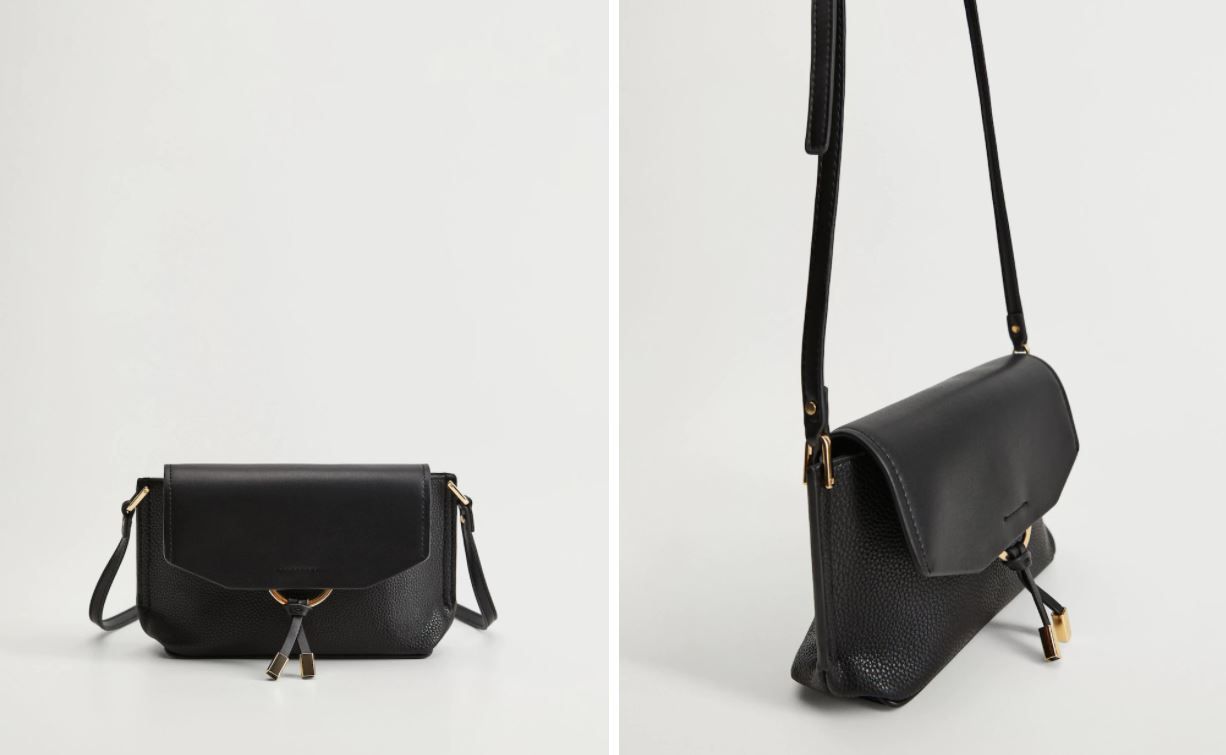 Bolso negro Mango