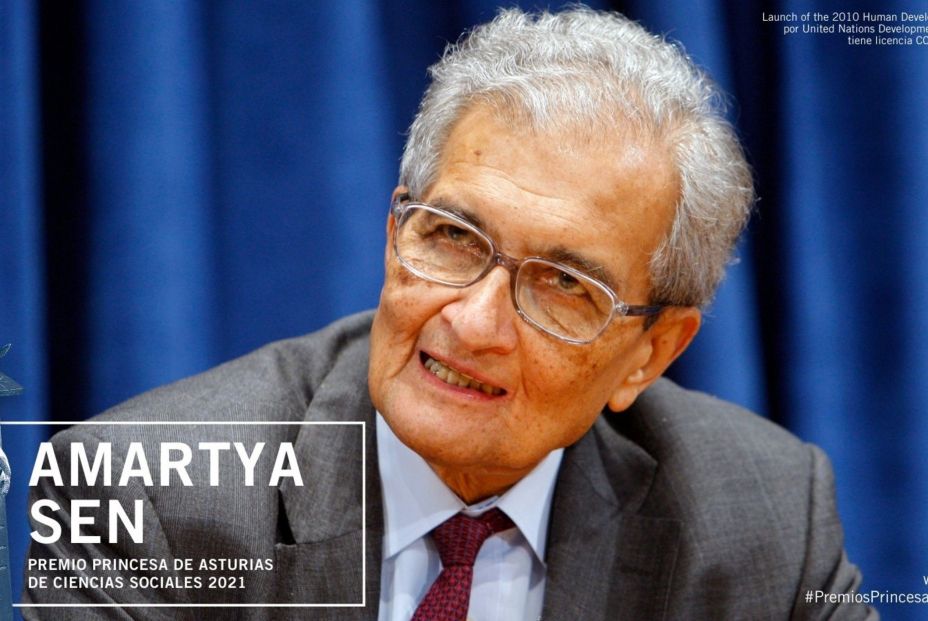 El economista Amartya Sen, Premio Princesa de Asturias de Ciencias Sociales 2021