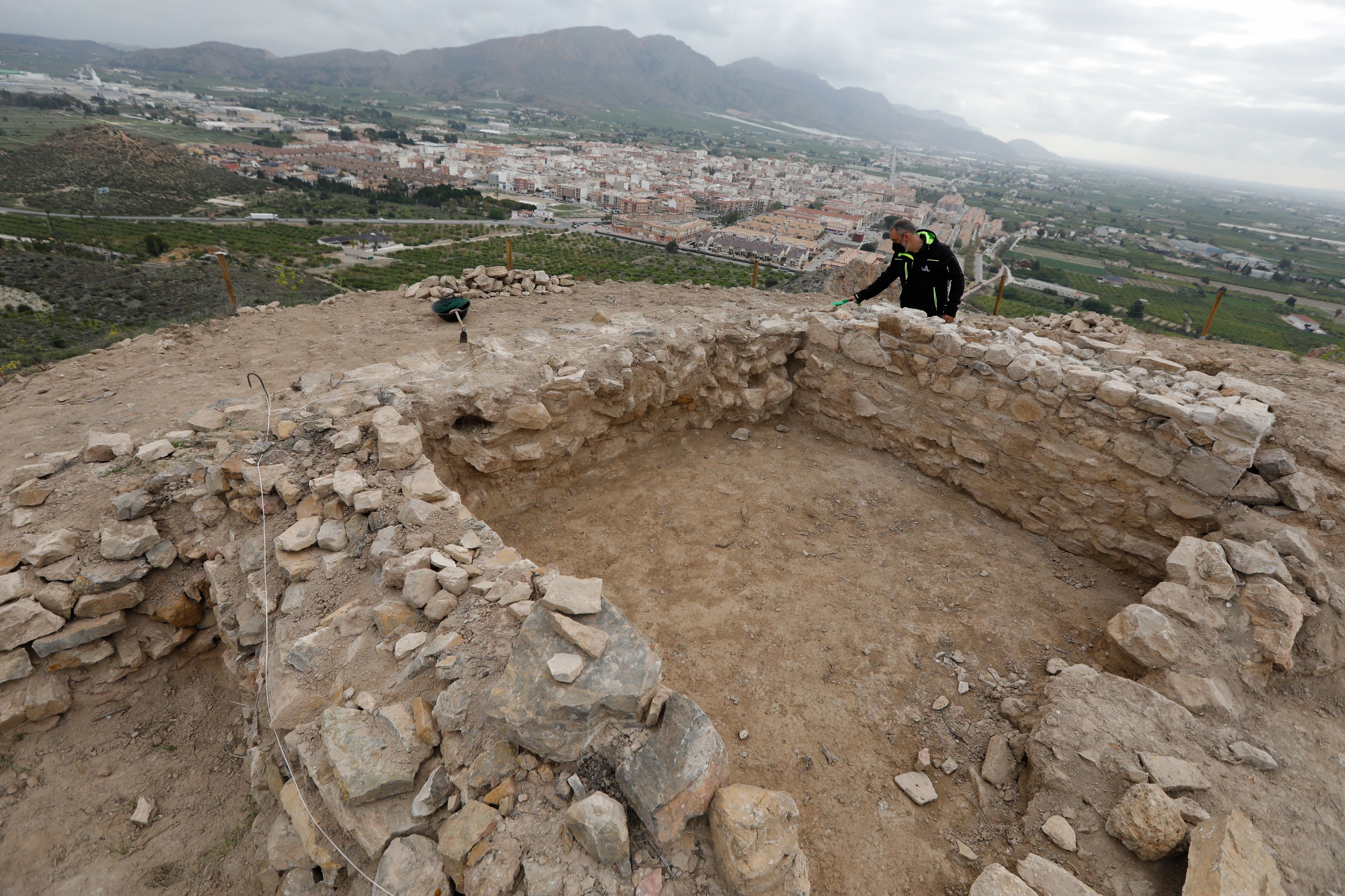 Hallan en Murcia una de las torres ibéricas más grandes de España