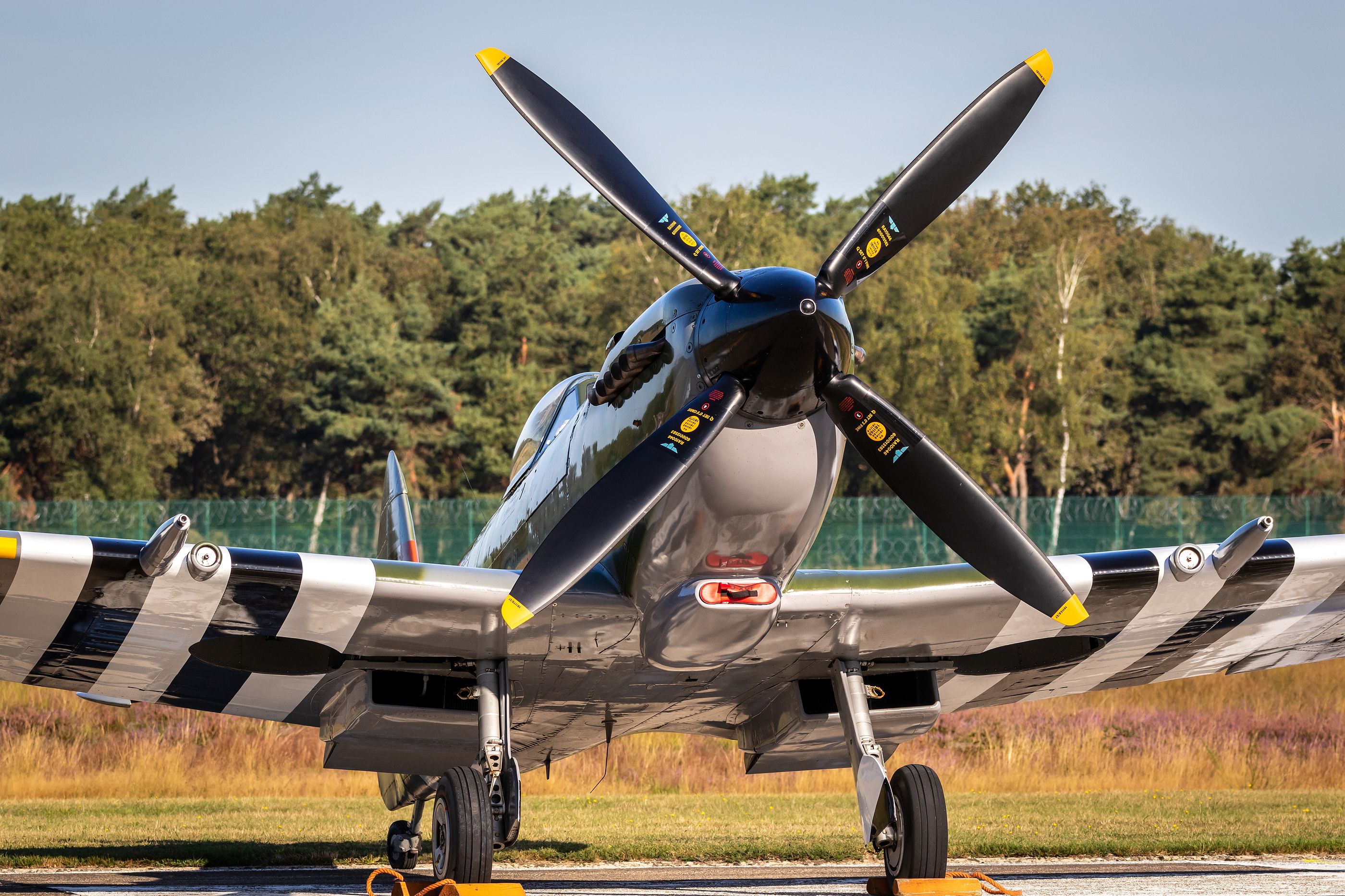 Un joven de 12 años ayuda a su abuelo a cumplir su sueño de volar para superar su tristeza (Avión Spitfire). Foto: Bigstock