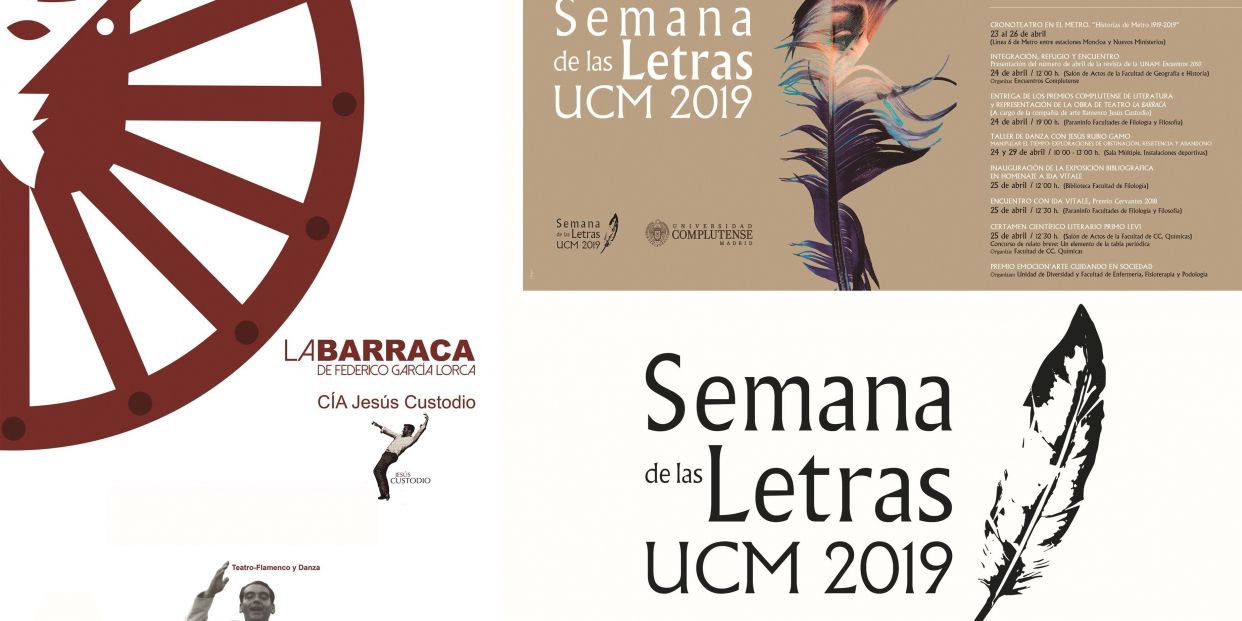 Cartel de la Semana de las Letras de la UCM