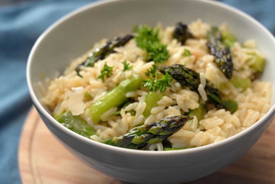 Risotto de trigueros 