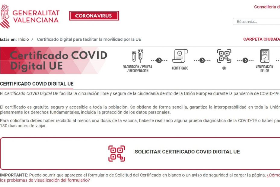 Certificado COVID Digital: cómo solicitarlo de forma online. Foto: Europa Press