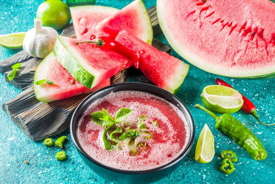 Receta: gazpacho de sandía Foto: bigstock