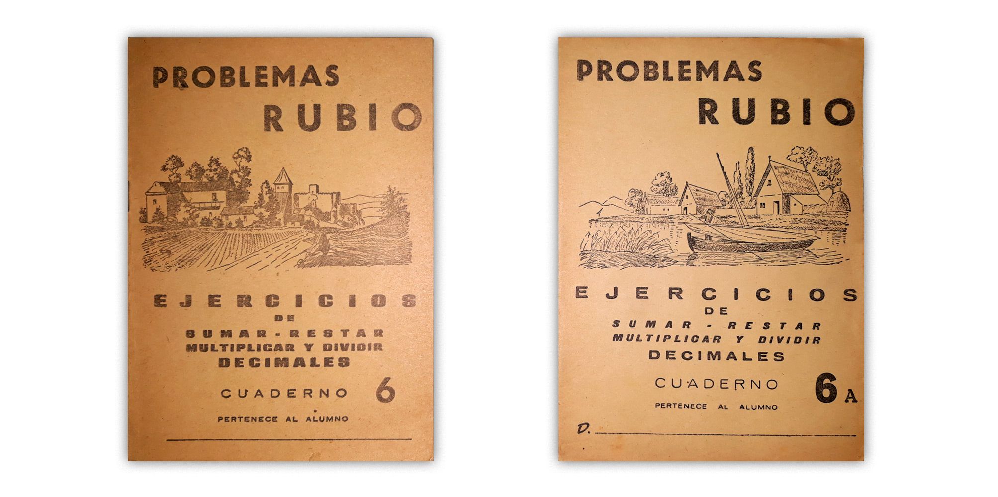 Los cuadernillos de Rubio se digitalizan para celebrar su 65 cumpleaños. Foto: Museo Andaluz de la educacion mae 