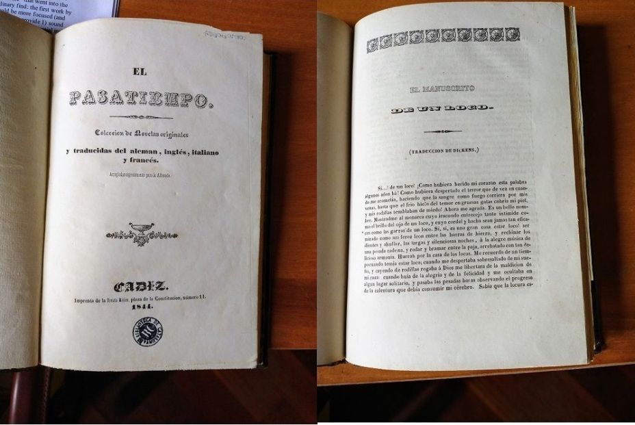 EuropaPress 3769108 hallan primera traduccion directa castellano texto charles dickens