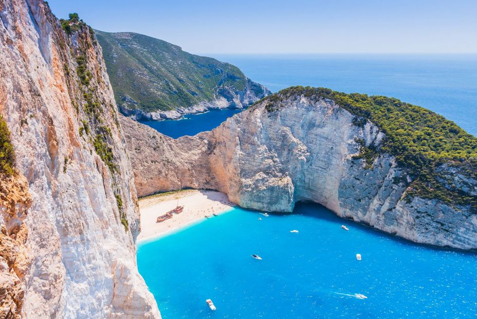 bigstock Zakynthos Greece Navagio Bea 408108776