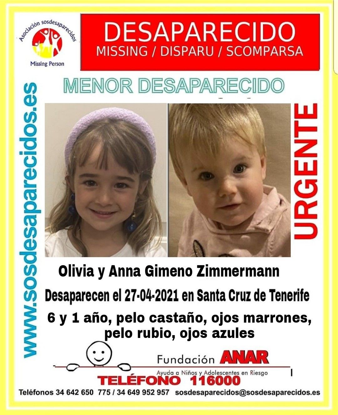 EuropaPress 3684311 pequena oliva anna seis ano desaparecidas tenerife EuropaPress 3684311 pequena oliva anna seis ano desaparecidas tenerife