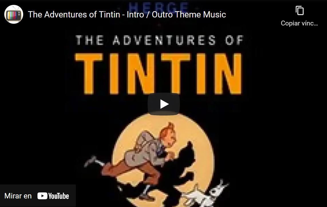 Serie las aventuras de tintin