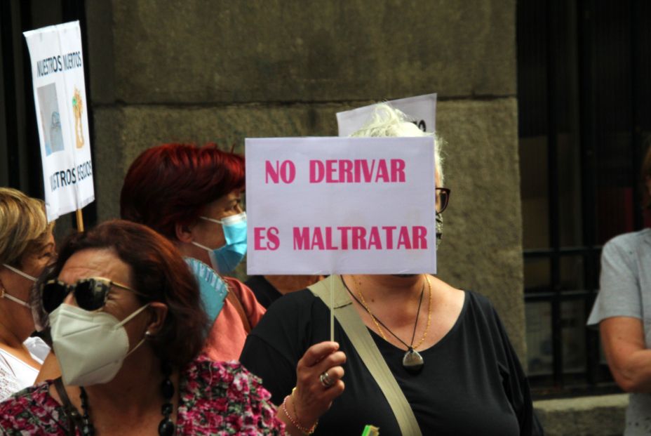 Manifestación familiares residencias de mayores Pladigmare