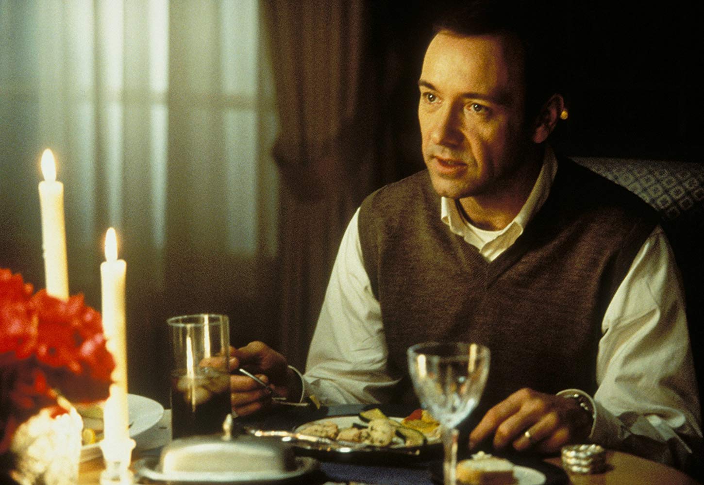 Kevin Spacey en American Beauty, una obra fundamental en el cine de 1999 (Dreamworks)