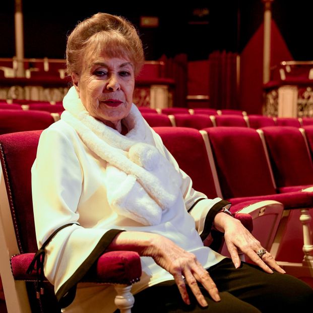 Gemma Cuervo, la actriz de 88 años, confiesa no haber sufrido acoso, "sí muchas miradas indeseables". Foto: Europa Press