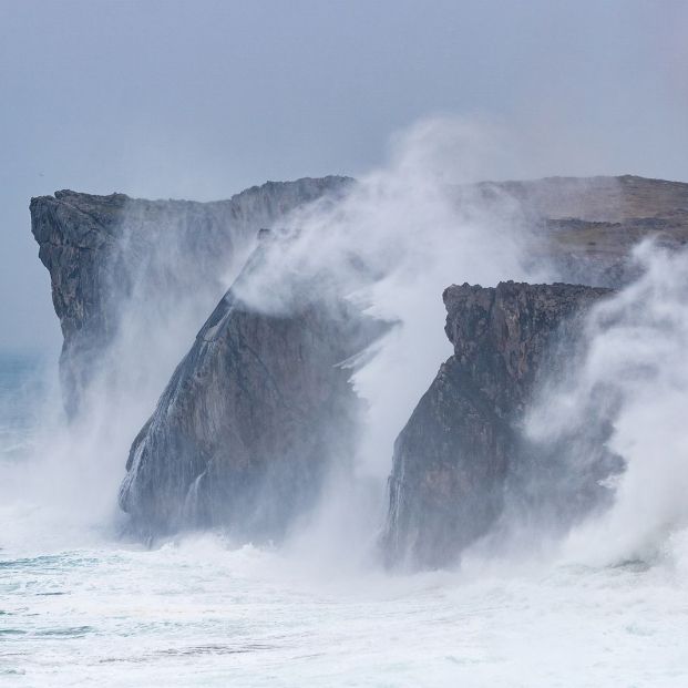 Bufones de Pría costa verde de Asturias