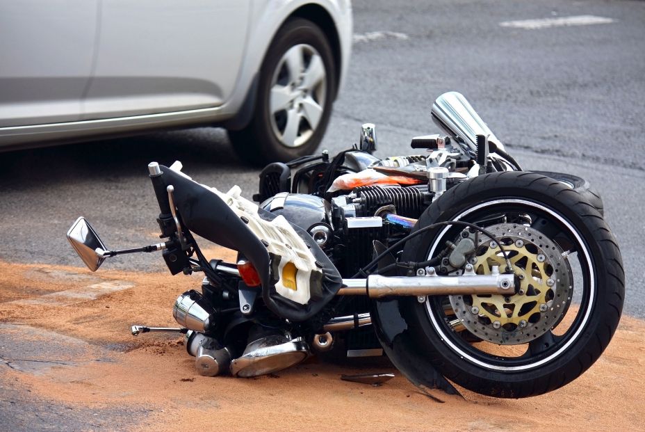 bigstock Motorbike Accident On The City 6626324