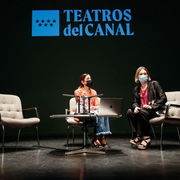 Rivera de la Cruz y Li en la presentación de la temporada de Teatros del Canal. Foto  Comunidad de Madrid