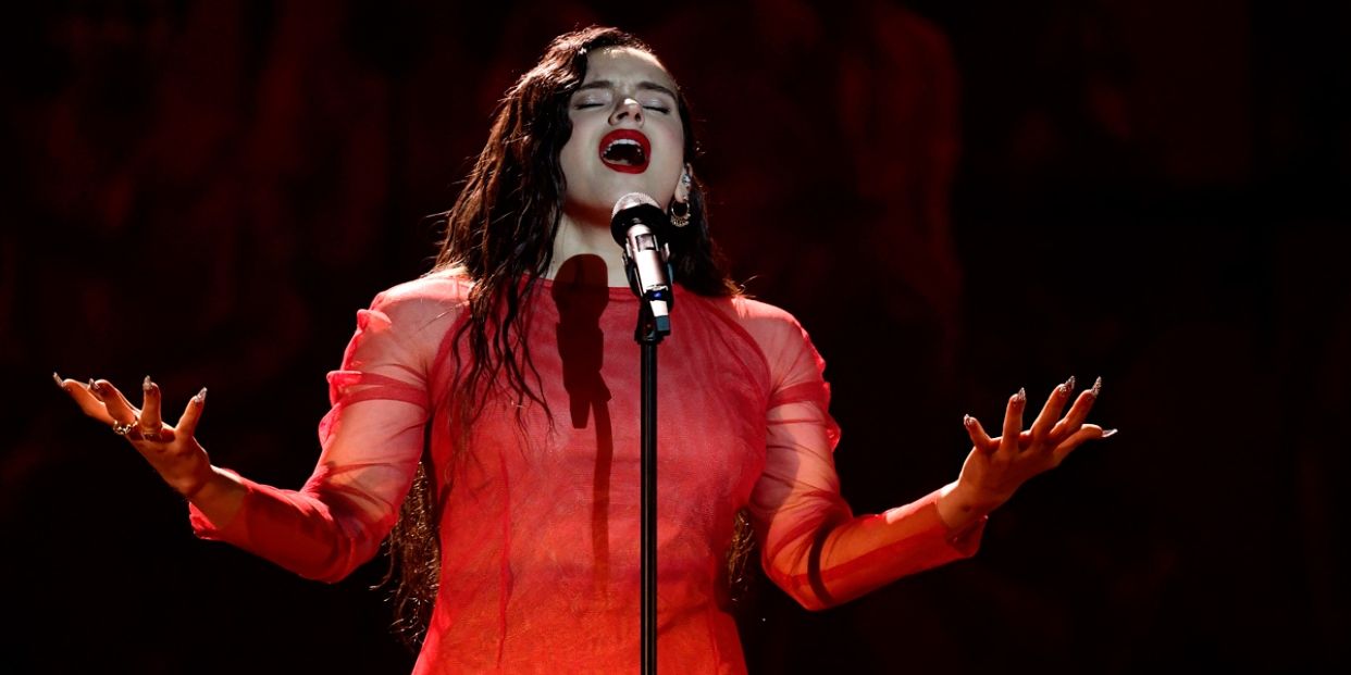 Rosalía actuando en la pasada edición de los Premios Goya (RTVE)