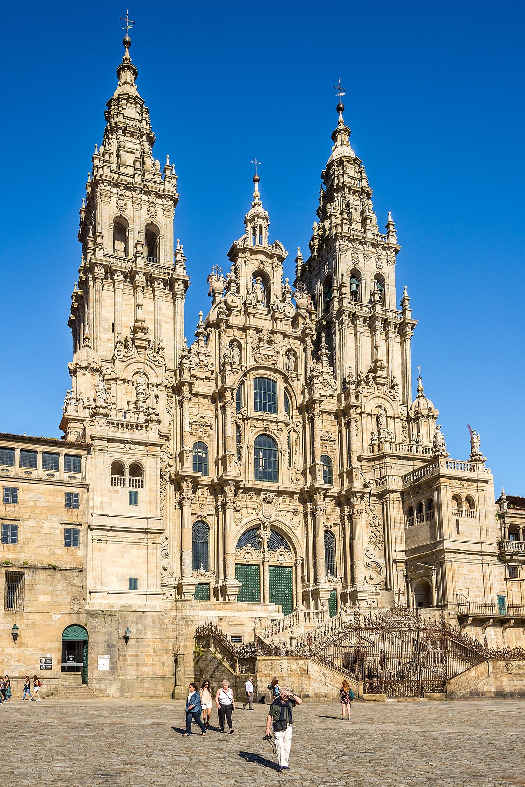 Santiago de Compostela en un fin de semana. Foto: bigstock 