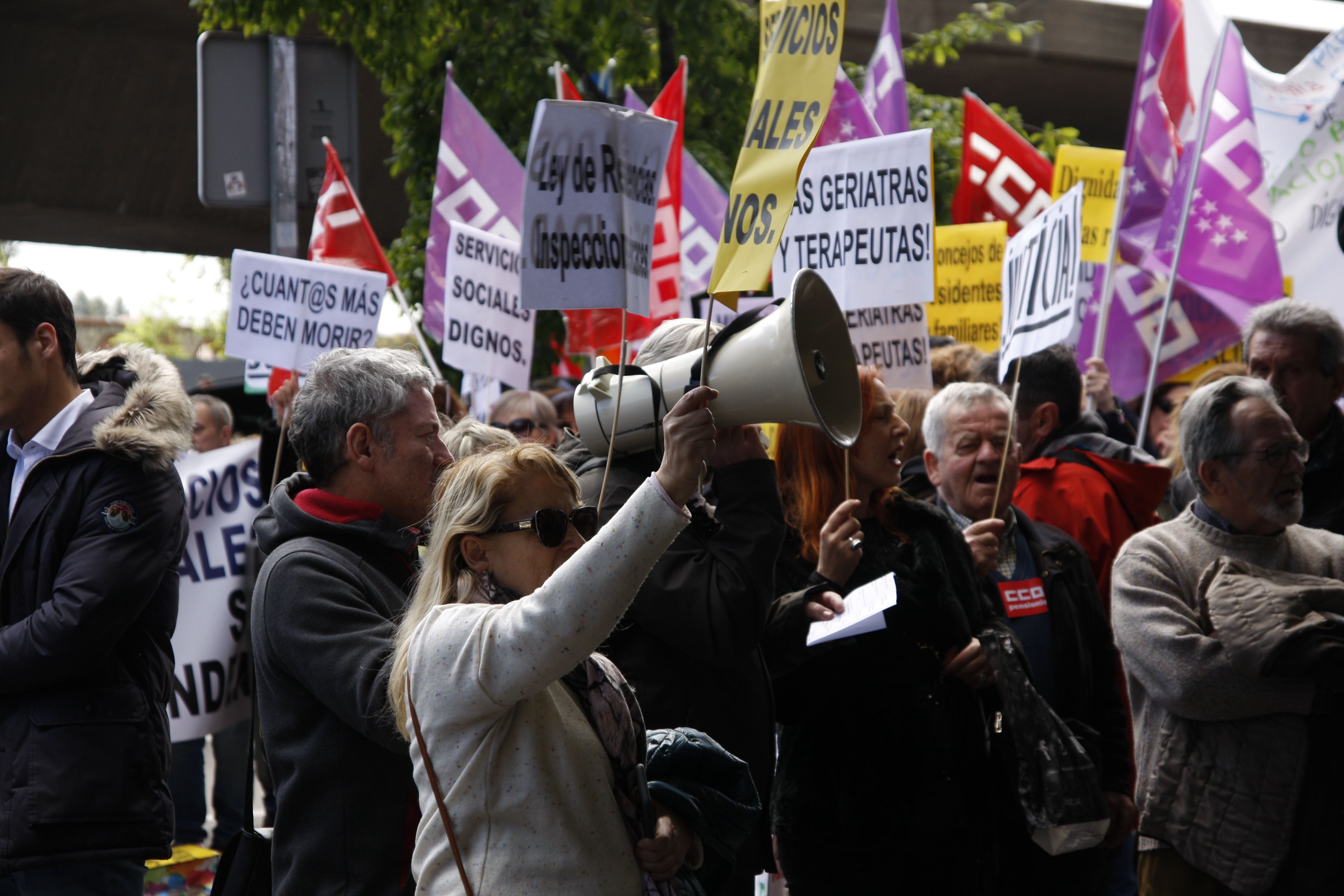 Manifestación tras el caso de Los Nogales.