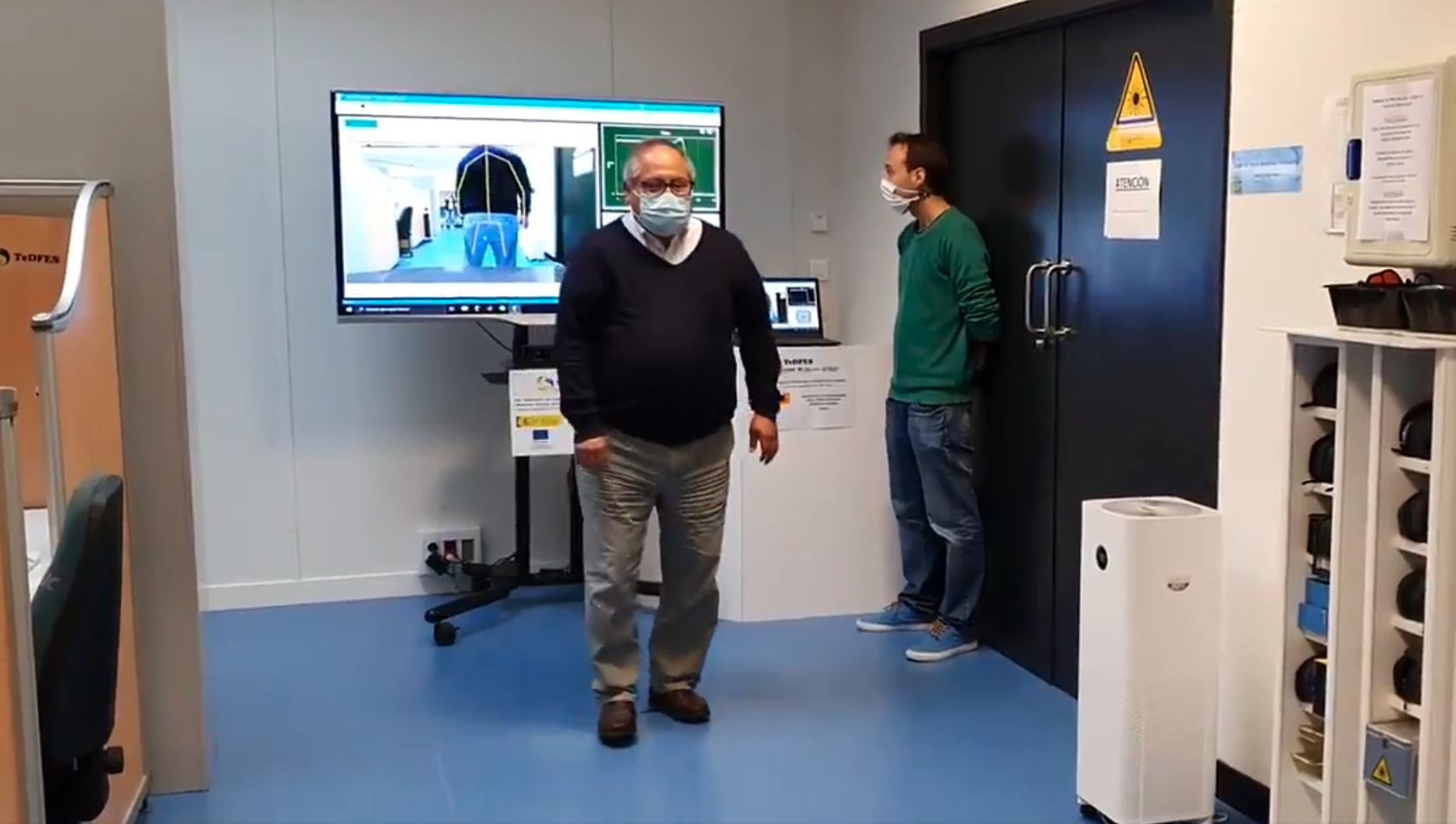 Desarrollan un sensor optoelectrónico para diagnosticar a personas mayores sin contacto físico