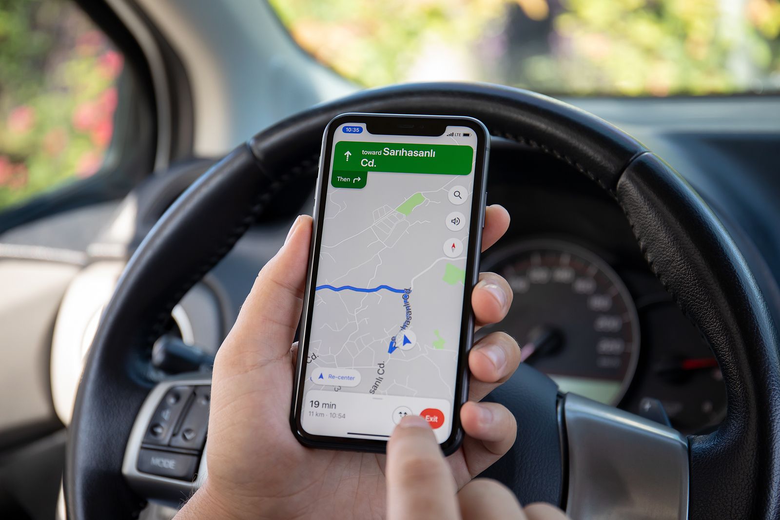 Google Maps señala los semáforos para poder planificar mejor las rutas en coche Foto: bigstock