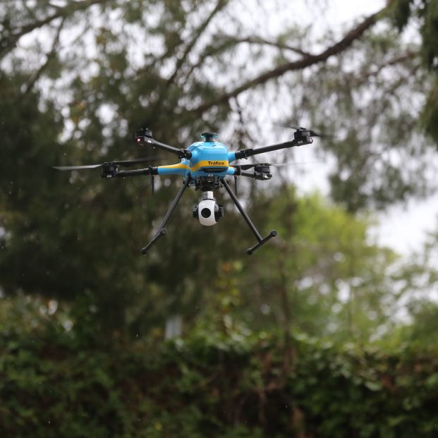 Distribuidos los 39 drones que vigilarán las carreteras españolas este verano. Foto: Europa Press