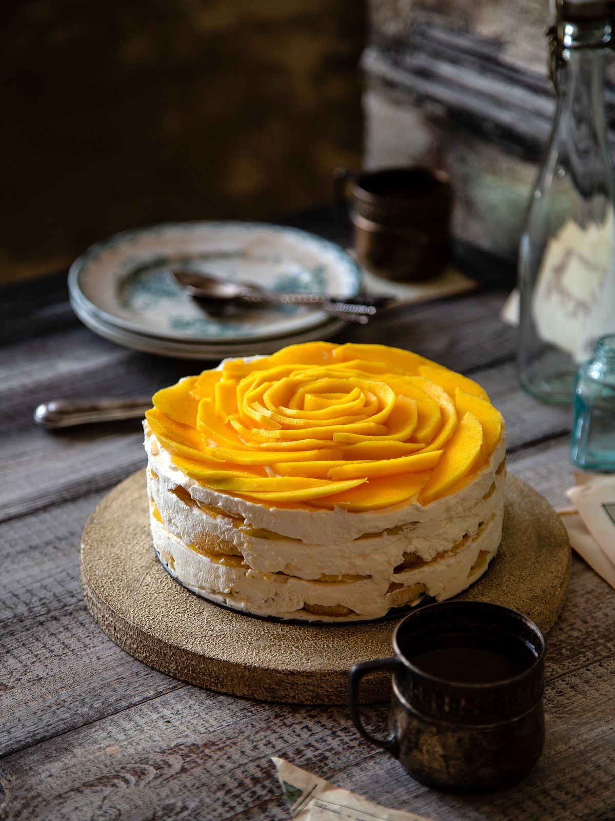 Prepara este tiramisú de mango, un postre para sorprender. Foto: bigstock 