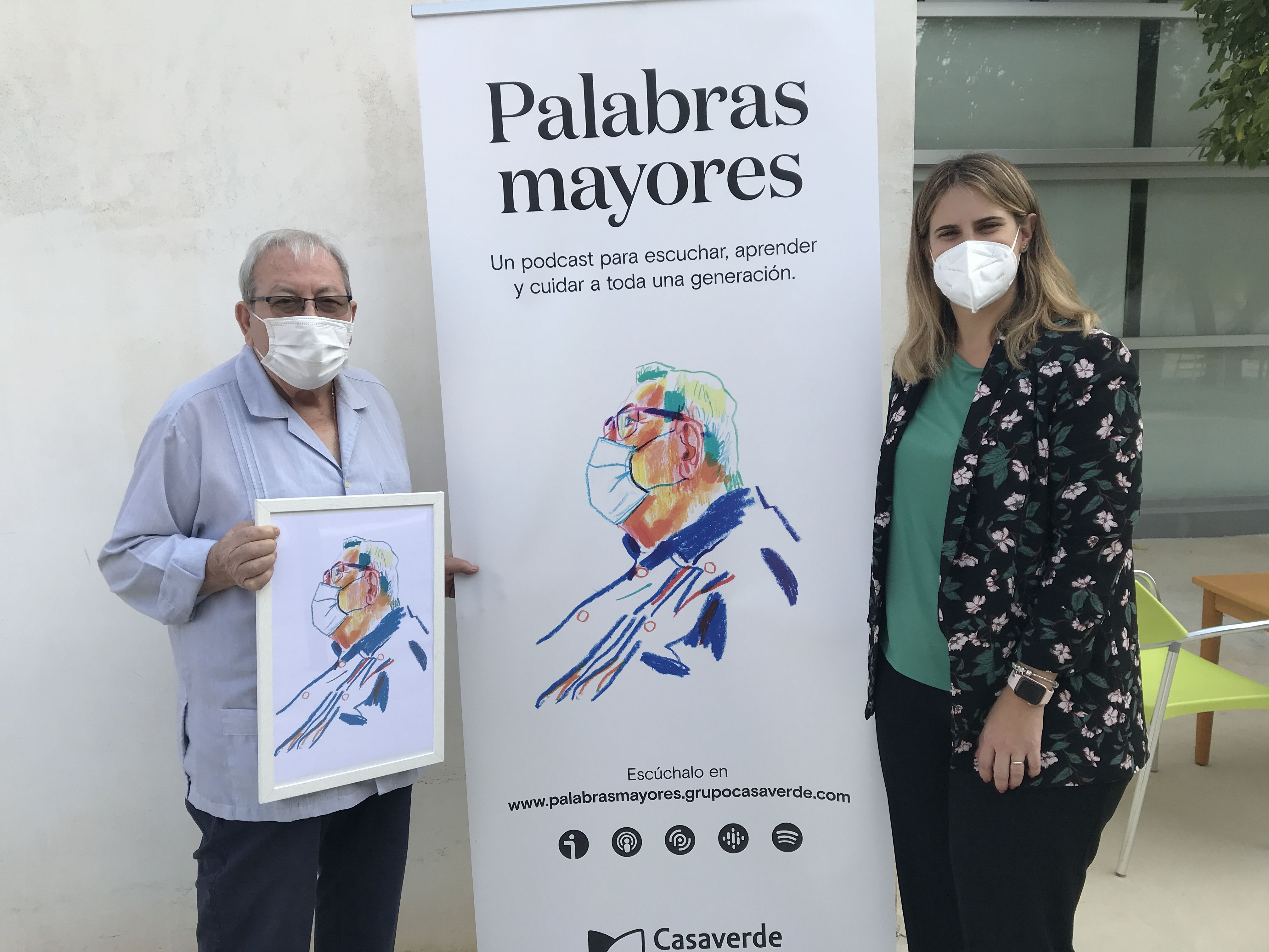 Los podcast 'Palabras mayores', que dan voz a mayores de residencias, premiados por partida doble