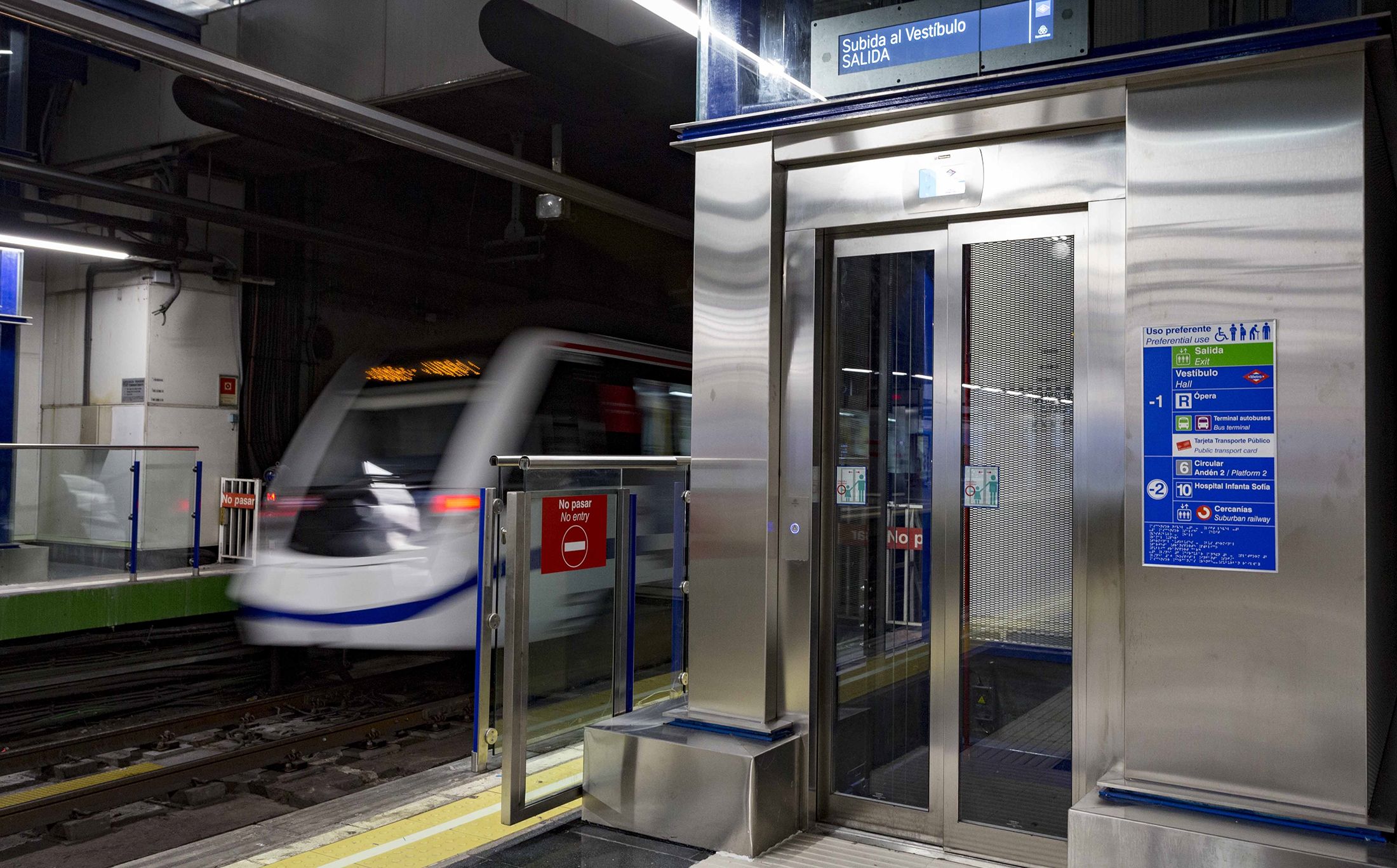 Metro de Madrid instalará 103 nuevos ascensores para hacer accesibles el 82% de las estaciones