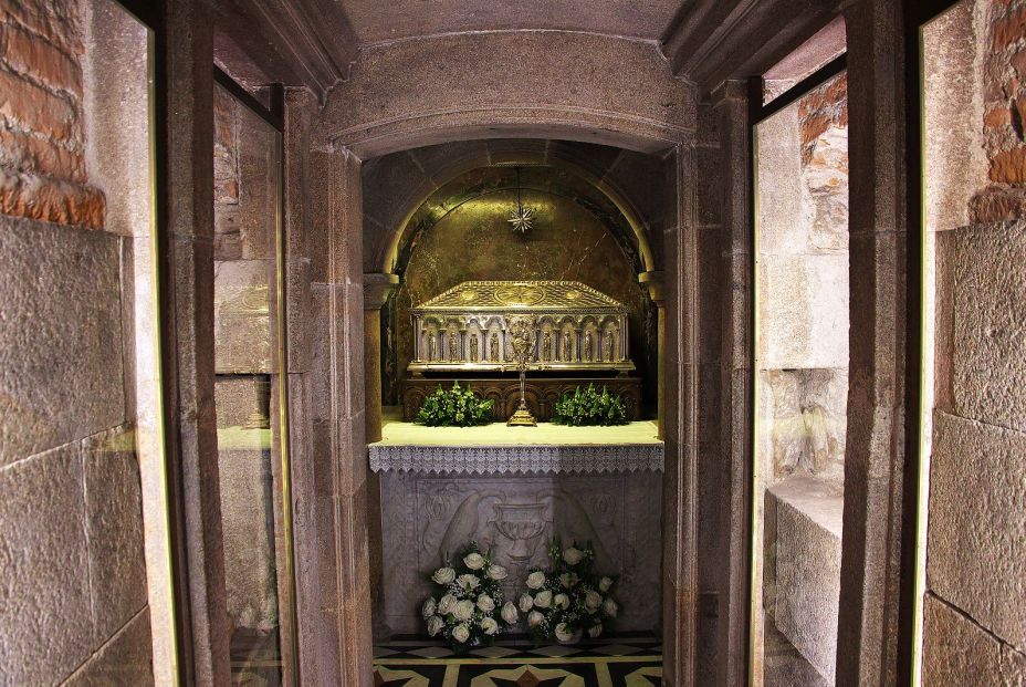 reliquias de la catedral de Santiago De Compostela  
