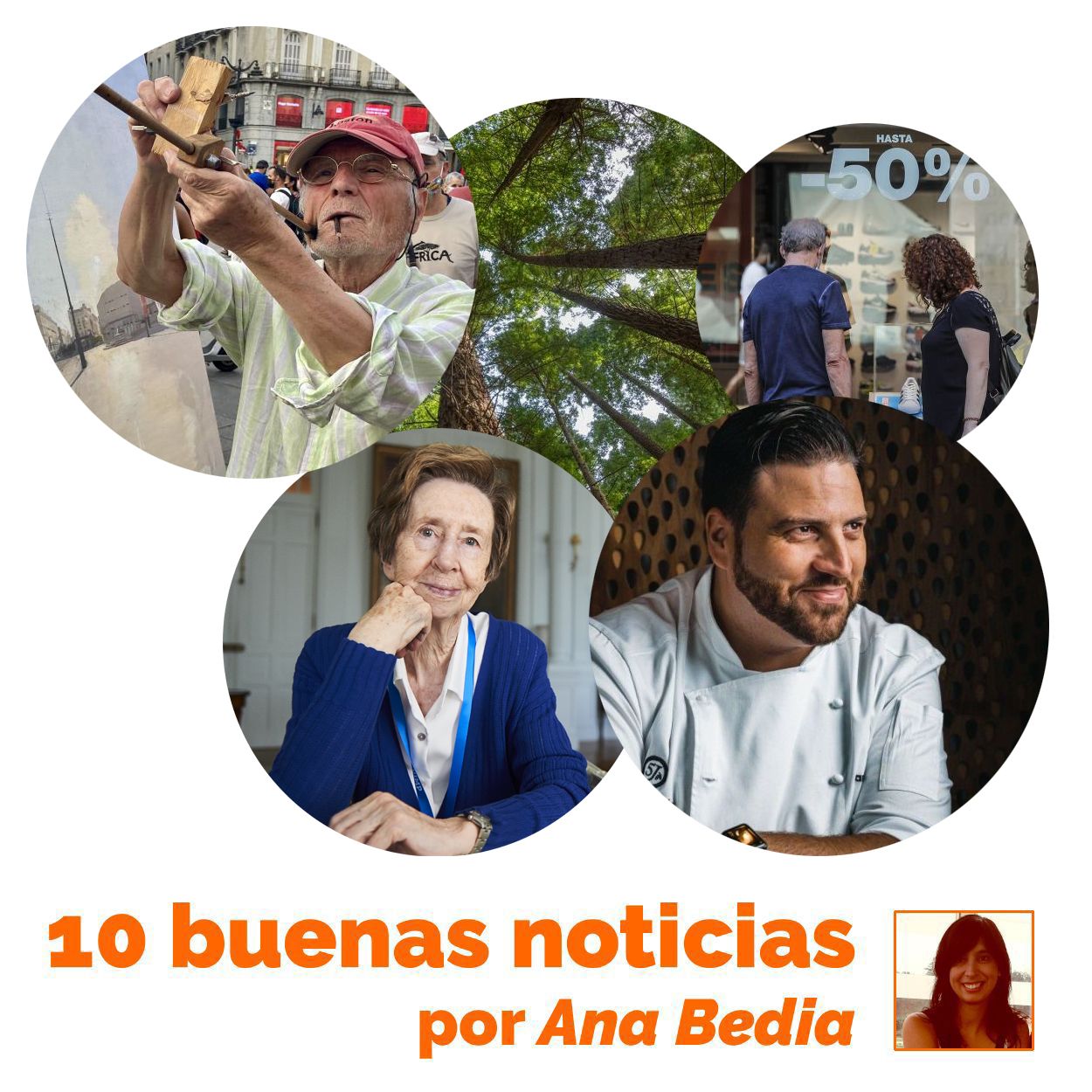 Las 10 buenas noticias de hoy 19 de julio: Xanty Elías, Margarita Salas y Antonio López