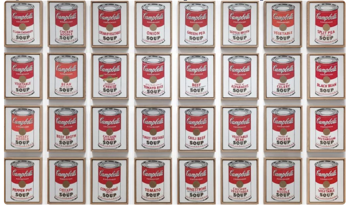 Latas de Sopa Campbell’s 