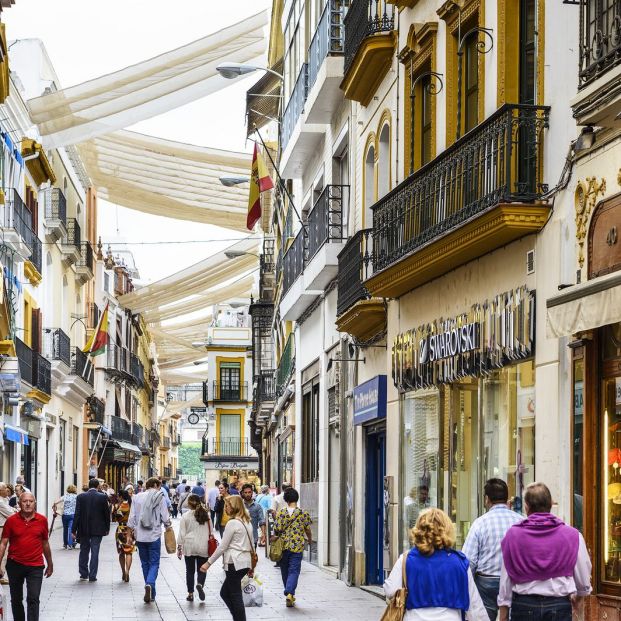 Calle Sierpes de Sevilla (BigStock)