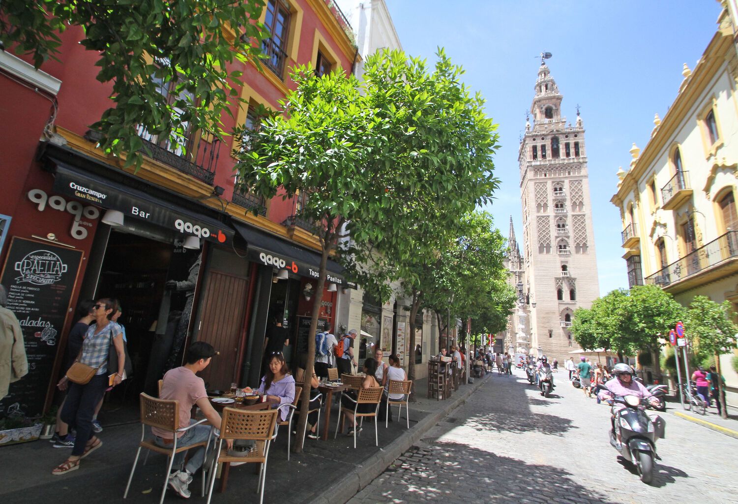 Calle Mateos Gago de Sevilla, una de las más emblematicas de la ciudad