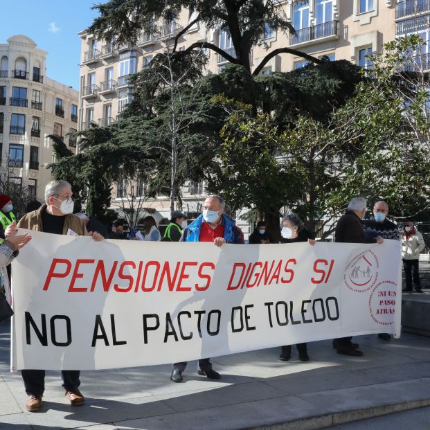 Los pensionistas tomarán Madrid el 16 de octubre contra los "recortes" de Escrivá y Pacto de Toledo (Europa Press)