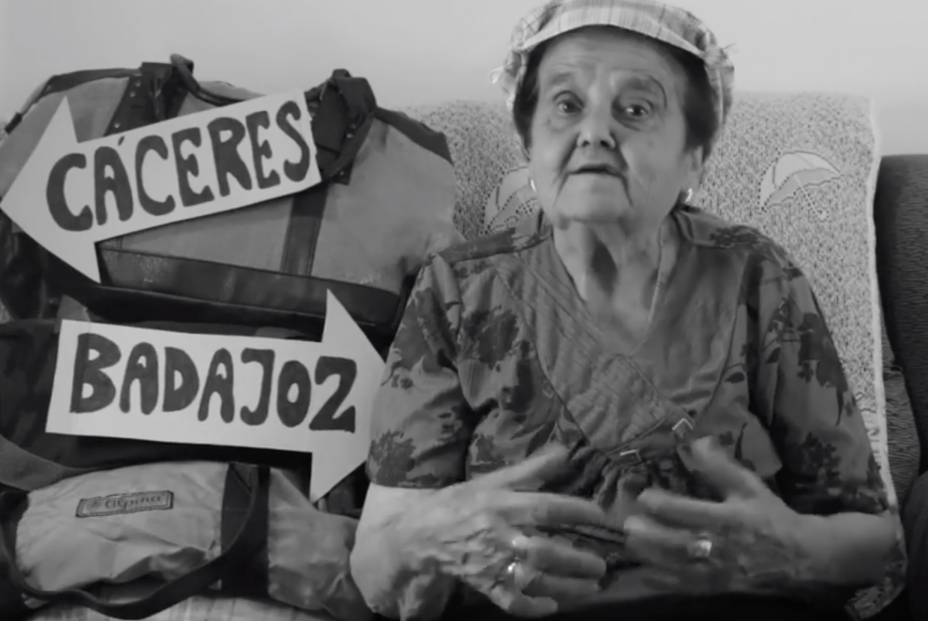 La influencer 'abuela de Extremadura', Rosario, de 89 años, pide "un tren digno para la región". Foto: Instagram