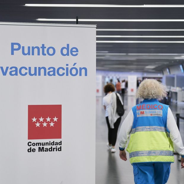 Madrid mantiene la vacunación en el Wanda Metropolitano tras alcanzar un acuerdo con el Atlético. Foto: Europa Press