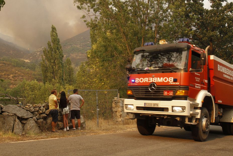 Abiertas diligencias en un juzgado de Ávila por el incendio de Navalacruz Foto: Europa ress 