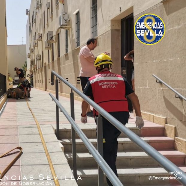 Fallece un hombre de 88 años con movilidad reducida tras el incendio de su casa, en Sevilla