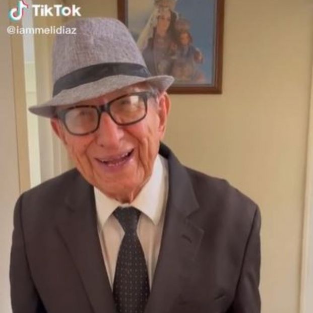 Jorge Díaz, la "estrella de TikTok" de 95 años con casi medio millón de seguidores