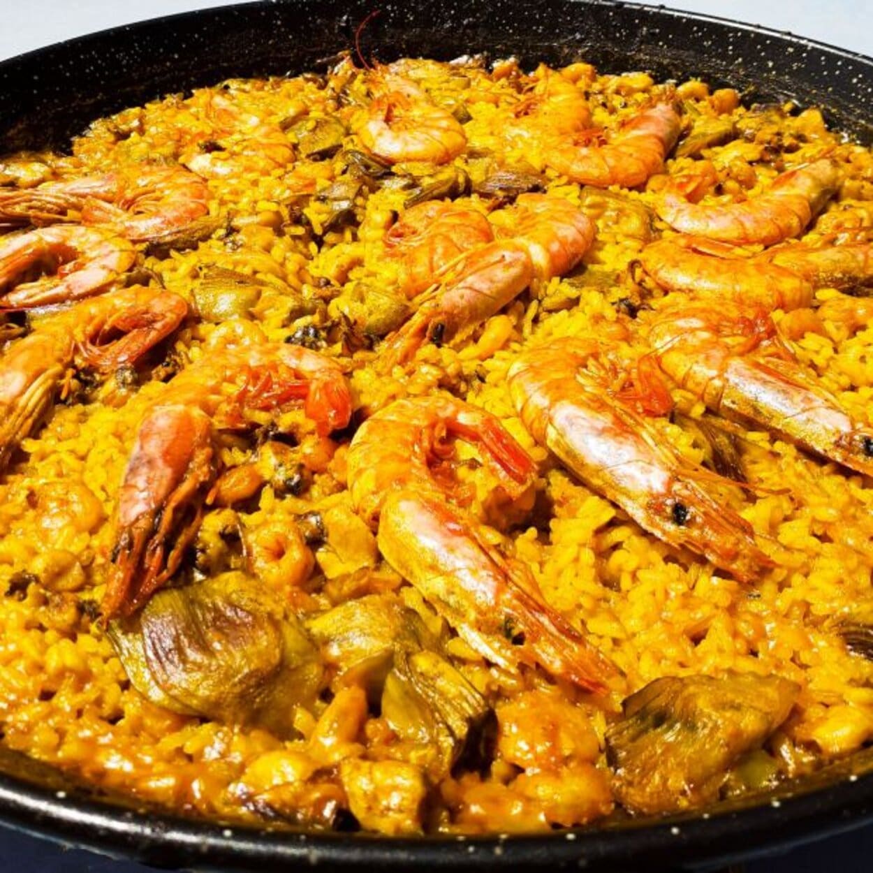 Sellos dedicados a la paella