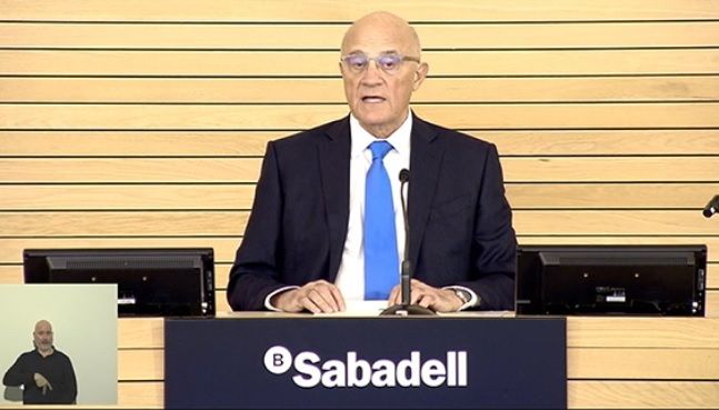 EuropaPress 2741085 imagen presidente banco sabadel josep oliu retransmision streaming junta