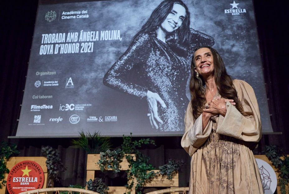 Homenaje a la actriz Ángela Molina: "Yo no doy importancia a los premios, ellos me la dan a mí"