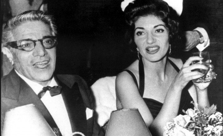 María Callas y Aristóteles Onassis