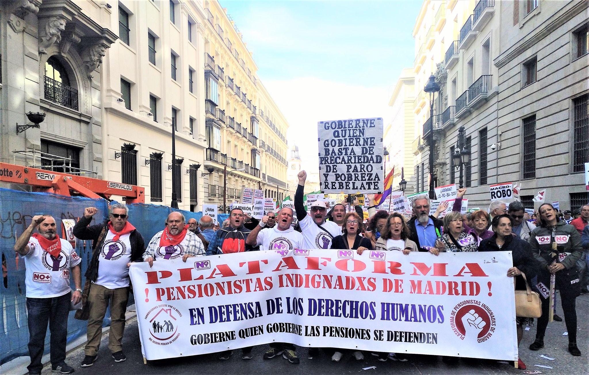 'Otoño caliente': Pensionistas preparan una oleada de movilizaciones para los próximos meses