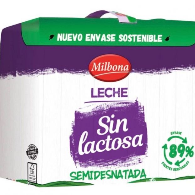 Leche sin lactosa Milbona (foto-Lidl)